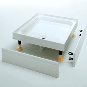 Coram Shower Tray 800mm x 800mm for Corner