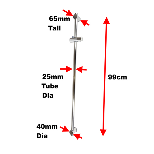 Extra Long Riser Rail 100cm  Image 2