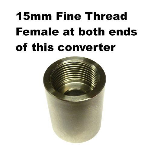 Shower Hose Converter 15mm to 15mm Fine Thread Image 4