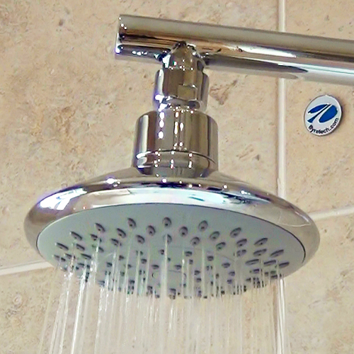 Small Round Fixed Shower Head - Chrome Image 3