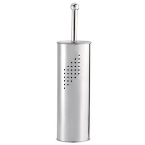 Designer Polished Stainless Steel Toilet Brush