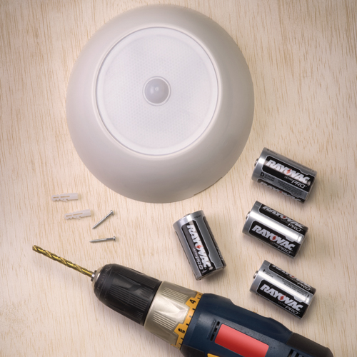 Battery Powered LED Ceiling Or Wall Pull Cord Light Image 7