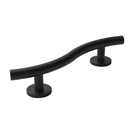 Matt Black Luxury Curved Stainless Steel 32mm Grab Rail