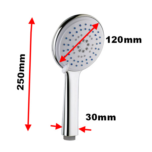 Self Clean Round 3 Mode Shower Head Image 2