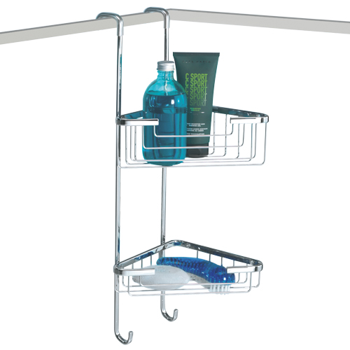 Corner Hanging 2 Tier Shower Caddy