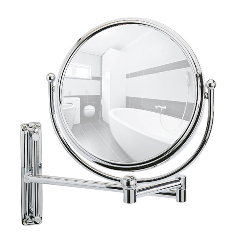 Cosmetic Wall Mounted Swivel Arm Mirror  Image 4