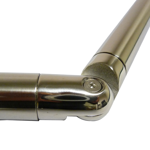 Crescent Rod 'O' To Ceiling Rail - 0.5m Width Image 4