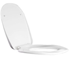 Ergonomic Toilet Seat With Lid White