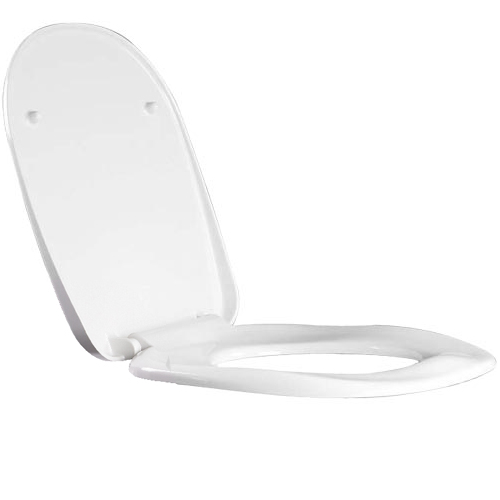 Ergonomic Toilet Seat With Lid White - Obsolete Image 1