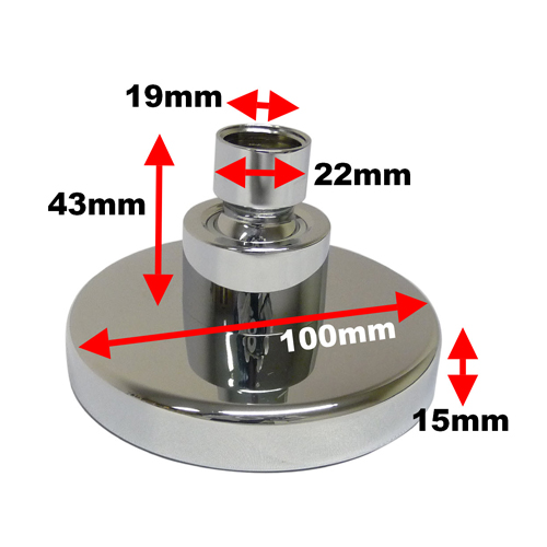 Florence Single Mode Fixed Shower Head - Obsolete Image 2