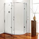 Premier Frameless Offset Quadrant Door