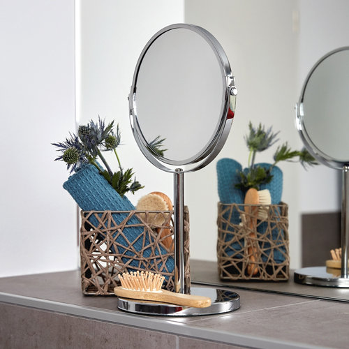 Free Standing Cosmetic Round Mirror Assisi  Image 4