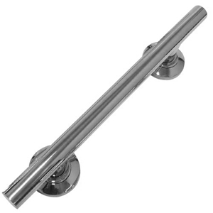 Contemporary Straight Stainless Steel Grab Rail