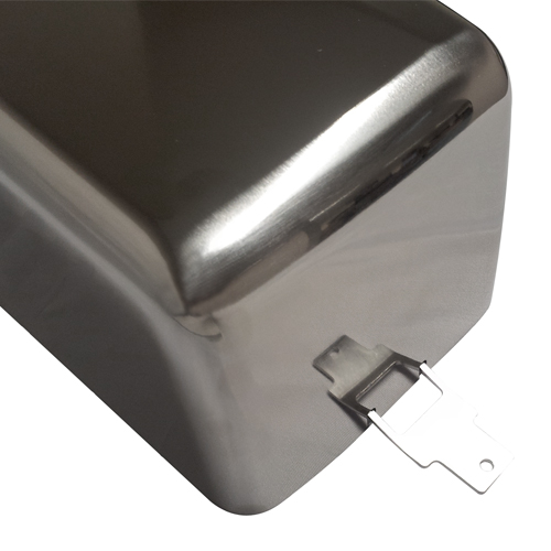 Futura Polished Industrial Stainless Steel Soap Dispenser - Obsolete Image 5
