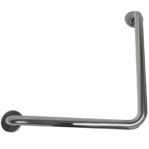 L Shaped Stainless Steel Grab Rail  - 32mm Tube Diameter - Obsolete