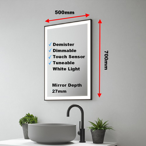 Langley LED Mirror With Demister Image 5