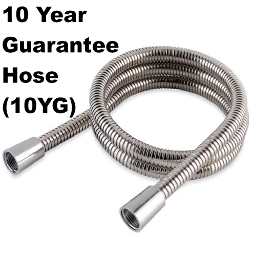 Stainless Steel Hi-Flow 10YG Shower Hose - Obsolete Image 3