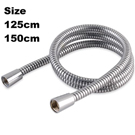 Chrome Effect PVC Hi-Flow Shower Hose