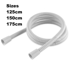 White PVC Hi-Flow Shower Hose