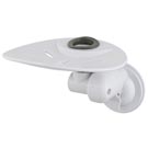 Easy Lock Suction Soap Dish White