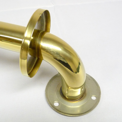 Gold Effect Concealed Fixings Stainless Steel Grab Rail - Obsolete Image 3