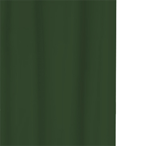 Plain Emerald Green Shower Curtain 180cm x 180cm