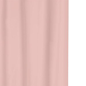 Plain Pink Shower Curtain 180cm x 180cm