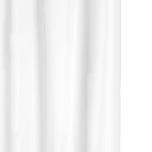 Plain White Shower Curtain 180cm x 180cm Image 1