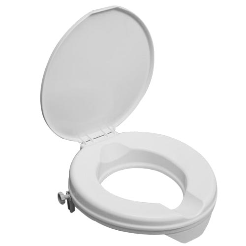 Prima Deluxe 50mm With Lid Toilet Seat - Obsolete Image 1