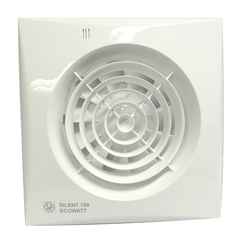 S&P Silent 100 Ecowatt Bathroom Fan Image 1