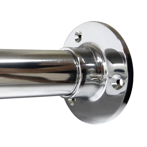 Traditional Chrome Oval to Wall Shower Rail - Obsolete Image 3