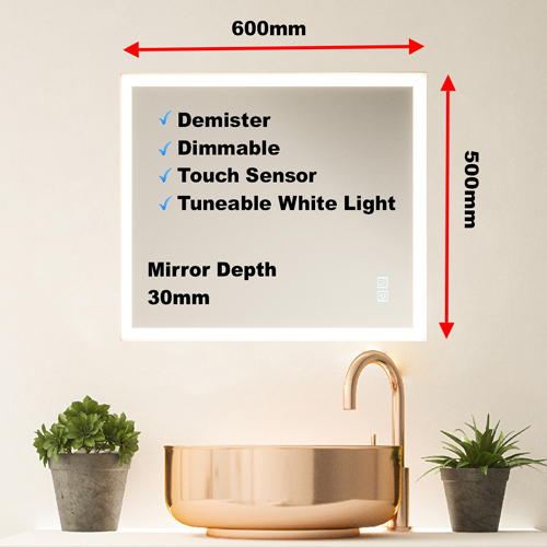 Saturn 1 LED Mirror With Demister Image 4