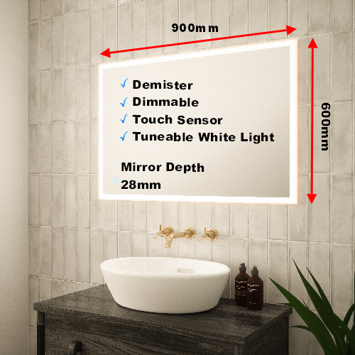 Saturn 2 LED Mirror With Demister Image 4