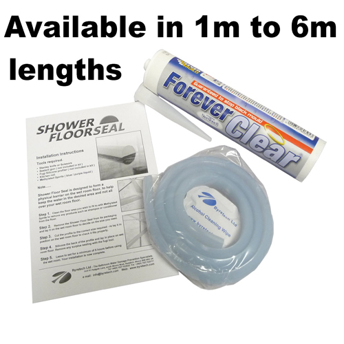 Shower Floor Seal 6m - Universal Fitting Image 7