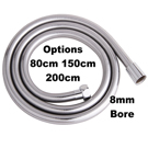 Smooth Silver Grey PVC Shower Hose