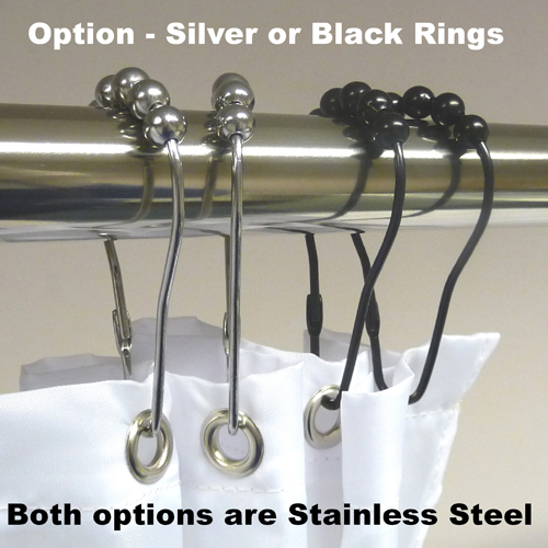 Stainless Steel Quadrant Shower Rail Kit Image 9