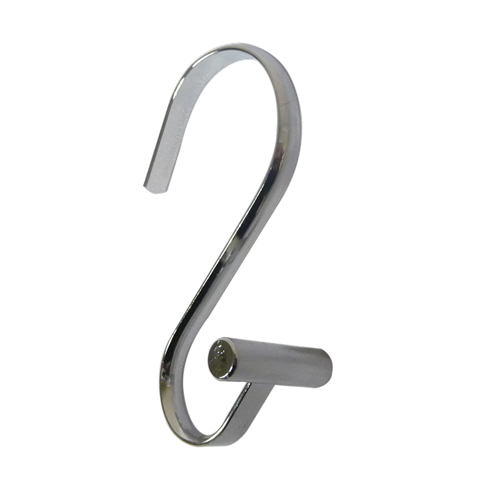 T Bar Shower Curtain Hooks Chrome