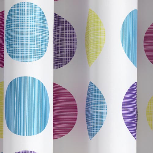 Textured Dots Curtain 180cm x 180cm Image 2