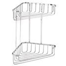 Stainless Steel Two Tier Corner Basket