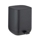 Wenko Davos Black 5L Pedal Bin