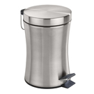 Wenko Pieno Stainless Steel 3L Pedal Bin