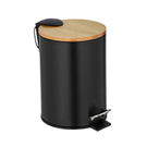 Wenko Tortona Black Easy Close 3L Pedal Bin