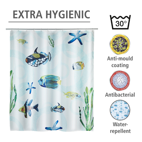 Wenko Aquaria Shower Curtain 180cm x 200cm Image 3