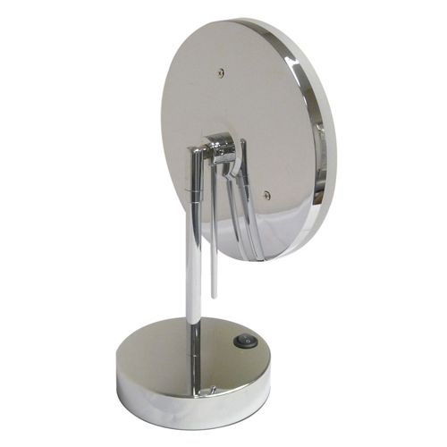 Wenko LED Illuminated Freestanding Round Mirror - Obsolete Image 6