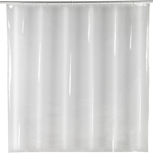 Wenko Clear PEVA Shower Curtain 180cm x 200cm Image 1