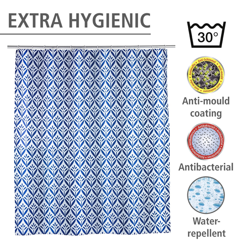 Wenko Lorca Shower Curtain 180cm x 200cm - Obsolete Image 3