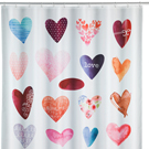 Wenko Love Shower Curtain