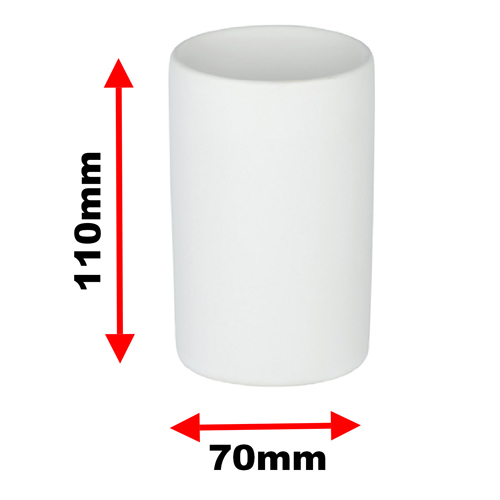 Wenko Polaris Matt White Tumbler Image 2
