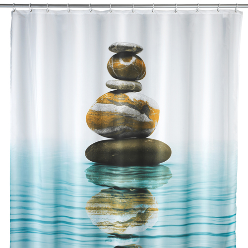 Wenko Meditation Shower Curtain 180cm x 200cm Image 1