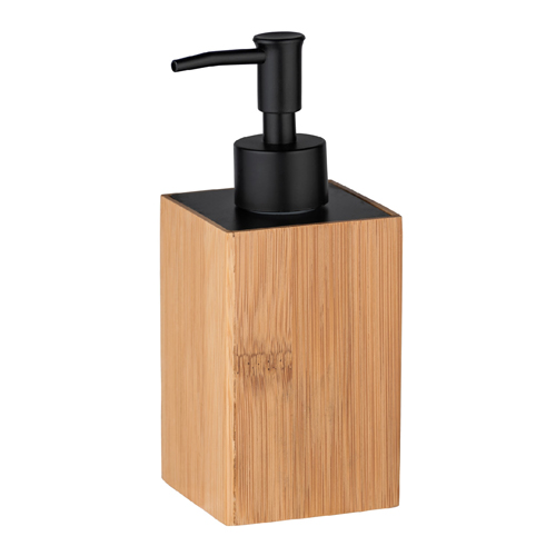 Wenko Marla Wood-Effect Polyresin Soap Dispenser 
